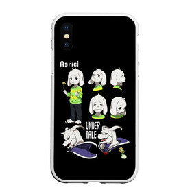 Чехол для iPhone XS Max матовый с принтом UNDERTALE в городе Новоалтайск, Силикон | Область печати: задняя сторона чехла, без боковых панелей | Тематика изображения на принте: chara | frisk | sans | undertale | андертале | андертейл | игра | подземная история | подземная сказка | санс | ундертале | фриск | чара