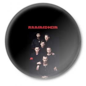 Значок с принтом Rammstein в городе Новоалтайск,  металл | круглая форма, металлическая застежка в виде булавки | kruspe | lindemann | metal | oliver | rammstein | richard | riedel | rock | till | кристиан | круспе | линдеманн | лоренц | метал | оливер | рамштайн | ридель | рихард | рок | тилль