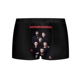 Мужские трусы 3D с принтом Rammstein в городе Новоалтайск, 50% хлопок, 50% полиэстер | классическая посадка, на поясе мягкая тканевая резинка | kruspe | lindemann | metal | oliver | rammstein | richard | riedel | rock | till | кристиан | круспе | линдеманн | лоренц | метал | оливер | рамштайн | ридель | рихард | рок | тилль