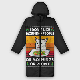 Дождевик унисекс 3D с принтом Woman Yelling at Cat в городе Новоалтайск,  |  | cat | cats | christmas | mem | meme | memes | new year | xmas | вязаный | женщина | кот | кричит | мем | мемы | на кота | новый год | рождество | свитер