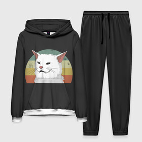 Мужской костюм 3D (с толстовкой) с принтом Woman Yelling at Cat в городе Новоалтайск,  |  | cat | cats | mem | meme | memes | женщина | кот | кричит | мем | мемы | на кота