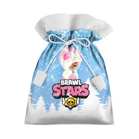 Подарочный 3D мешок с принтом Brawl Stars Leon Unicorn в городе Новоалтайск, 100% полиэстер | Размер: 29*39 см | 2020 | brawl | brawl stars | christmas | leon | new year | stars | бравл старс | брол старс | единорог | зима | игра | леон | новогодний | новый год | рождество | снег | снежинки