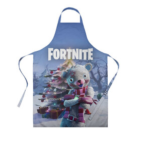 Фартук 3D с принтом Fortnite Новогодний в городе Новоалтайск, 100% полиэстер | общий размер — 65 х 85 см, ширина нагрудника — 26 см, горловина — 53 см, длина завязок — 54 см, общий обхват в поясе — 173 см. Принт на завязках и на горловине наносится с двух сторон, на основной части фартука — только с внешней стороны | christmas | epic games | fortnite | игры | новый год | рождество | фортнайт
