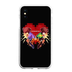 Чехол для iPhone XS Max матовый с принтом UNDERTALE в городе Новоалтайск, Силикон | Область печати: задняя сторона чехла, без боковых панелей | Тематика изображения на принте: chara | frisk | sans | undertale | андертале | андертейл | игра | подземная сказка | санс | ундертале | фриск | чара