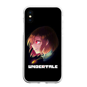 Чехол для iPhone XS Max матовый с принтом UNDERTALE в городе Новоалтайск, Силикон | Область печати: задняя сторона чехла, без боковых панелей | Тематика изображения на принте: chara | frisk | sans | undertale | андертале | андертейл | игра | подземная сказка | санс | ундертале | фриск | чара