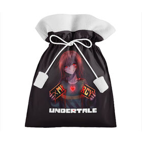 Подарочный 3D мешок с принтом UNDERTALE в городе Новоалтайск, 100% полиэстер | Размер: 29*39 см | chara | frisk | sans | undertale | андертале | андертейл | игра | подземная сказка | санс | ундертале | фриск | чара