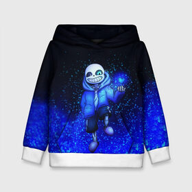 Детская толстовка 3D с принтом UNDERTALE в городе Новоалтайск, 100% полиэстер | двухслойный капюшон со шнурком для регулировки, мягкие манжеты на рукавах и по низу толстовки, спереди карман-кенгуру с мягким внутренним слоем | chara | frisk | sans | undertale | андертале | андертейл | игра | подземная история | подземная сказка | санс | ундертале | фриск | чара