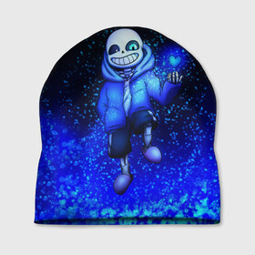 Шапка 3D с принтом UNDERTALE в городе Новоалтайск, 100% полиэстер | универсальный размер, печать по всей поверхности изделия | chara | frisk | sans | undertale | андертале | андертейл | игра | подземная история | подземная сказка | санс | ундертале | фриск | чара