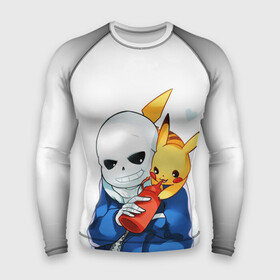 Мужской рашгард 3D с принтом UNDERTALE в городе Новоалтайск,  |  | chara | frisk | sans | undertale | андертале | андертейл | игра | пика | пикачу | подземная история | подземная сказка | покемон | санс | ундертале | фриск | чара