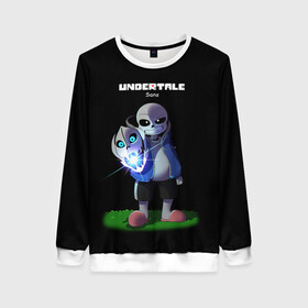 Женский свитшот 3D с принтом UNDERTALE в городе Новоалтайск, 100% полиэстер с мягким внутренним слоем | круглый вырез горловины, мягкая резинка на манжетах и поясе, свободная посадка по фигуре | chara | frisk | sans | undertale | андертале | андертейл | игра | подземная история | подземная сказка | санс | ундертале | фриск | чара