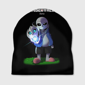 Шапка 3D с принтом UNDERTALE в городе Новоалтайск, 100% полиэстер | универсальный размер, печать по всей поверхности изделия | chara | frisk | sans | undertale | андертале | андертейл | игра | подземная история | подземная сказка | санс | ундертале | фриск | чара