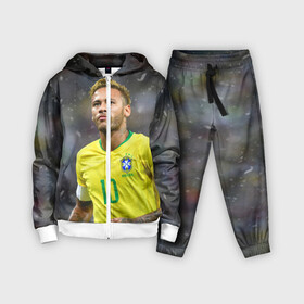 Детский костюм 3D с принтом Неймар в городе Новоалтайск,  |  | champions | football | neymar | psg | soccer | uefa | world cup | лига чемпионов | неймар | пари сен жермен | псж | форма | формы | футбол