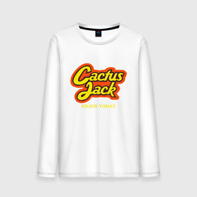 Мужской лонгслив хлопок с принтом Cactus Jack в городе Новоалтайск, 100% хлопок |  | reeses puffs | travis scott | джэк | кактус | трэвис скотт