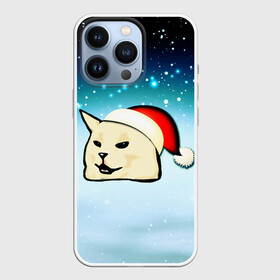 Чехол для iPhone 13 Pro с принтом woman yelling at cat в городе Новоалтайск,  |  | Тематика изображения на принте: happy new year | mem | woman yelling at cat | женщина кричит на кота | мем | новый год