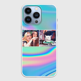 Чехол для iPhone 13 Pro с принтом woman yelling at cat в городе Новоалтайск,  |  | Тематика изображения на принте: mem | woman yelling at cat | женщина кричит на кота | мем
