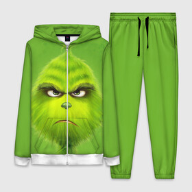 Женский костюм 3D с принтом The Grinch в городе Новоалтайск,  |  | Тематика изображения на принте: christmas | claus | grinch stole | how the | jingle | merry | santa | гринч | гуманоид | диккенс | ктоград | олени | рождество | снежинки | чарльз