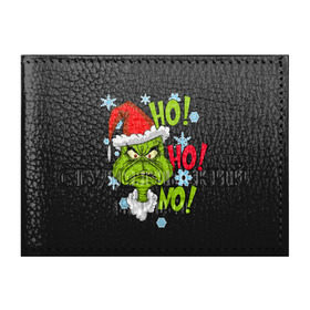 Обложка для студенческого билета с принтом Grinch Face No! No! No! в городе Новоалтайск, натуральная кожа | Размер: 11*8 см; Печать на всей внешней стороне | christmas | claus | grinch stole | how the | jingle | merry | santa | гринч | гуманоид | диккенс | ктоград | олени | рождество | снежинки | чарльз