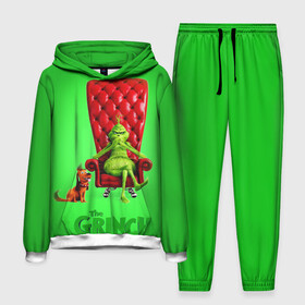 Мужской костюм 3D (с толстовкой) с принтом The Grinch в городе Новоалтайск,  |  | christmas | claus | grinch stole | how the | jingle | merry | santa | гринч | гуманоид | диккенс | ктоград | олени | рождество | снежинки | чарльз
