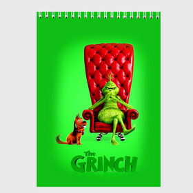 Скетчбук с принтом The Grinch в городе Новоалтайск, 100% бумага
 | 48 листов, плотность листов — 100 г/м2, плотность картонной обложки — 250 г/м2. Листы скреплены сверху удобной пружинной спиралью | Тематика изображения на принте: christmas | claus | grinch stole | how the | jingle | merry | santa | гринч | гуманоид | диккенс | ктоград | олени | рождество | снежинки | чарльз