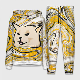 Женский костюм 3D (с толстовкой) с принтом woman yelling at cat в городе Новоалтайск,  |  | mem | woman yelling at cat | женщина кричит на кота | мем