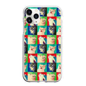 Чехол для iPhone 11 Pro Max матовый с принтом mem cats в городе Новоалтайск, Силикон |  | mem cats | винтаж | интернет прикол | мемы про котов | ретро