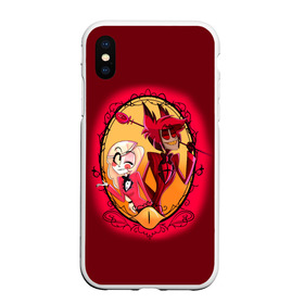 Чехол для iPhone XS Max матовый с принтом Hazbin Hotel в городе Новоалтайск, Силикон | Область печати: задняя сторона чехла, без боковых панелей | alastor | hazbin hotel | аластор | ангел пыли | вегги | мульт | ниффти | отель хазбин | сериал | сэр пентиус | том тренч | хаск | чарли | черри | энджел даст