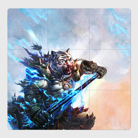 Магнитный плакат 3Х3 Warrior Zoomorph: в городе Новоалтайск, Полимерный материал с магнитным слоем | 9 деталей размером 9*9 см | mmorpg | perfect world | pw | амфибии | воин | древние | друид | жнец | жрец | зооморфы | идеальный мир | лучник | люди | маг | оборотень | паладин | пв | сиды | страж | стрелок | тени | шаман