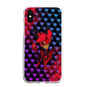 Чехол для iPhone XS Max матовый с принтом Hazbin Hotel Alastor в городе Новоалтайск, Силикон | Область печати: задняя сторона чехла, без боковых панелей | hazbin hotel | ад | ада | аластор | демоны | мультфильм | отель | отель хазбин | рай | сериал | чарли