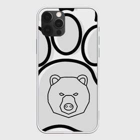 Чехол для iPhone 12 Pro Max с принтом Душа севера - след медведя в городе Новоалтайск, Силикон |  | Тематика изображения на принте: душасевера | животные | медведь | север | след