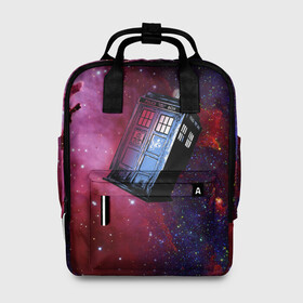 Женский рюкзак 3D с принтом Doctor Who в городе Новоалтайск, 100% полиэстер | лямки с регулируемой длиной, сверху ручки, чтобы рюкзак нести как сумку. Основное отделение закрывается на молнию, как и внешний карман. Внутри два дополнительных кармана, один из которых закрывается на молнию. По бокам два дополнительных кармашка, куда поместится маленькая бутылочка
 | doctor | who | доктор | доктор кто | кто