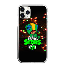 Чехол для iPhone 11 Pro Max матовый с принтом BRAWL STARS НОВОГОДНИЙ в городе Новоалтайск, Силикон |  | Тематика изображения на принте: 2020 | android | brawl stars | crow | games | leon | mobile game | stars | бравл старс | ворон | игры | леон | мобильные игры