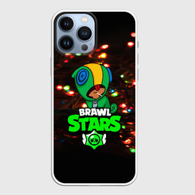 Чехол для iPhone 13 Pro Max с принтом BRAWL STARS НОВОГОДНИЙ в городе Новоалтайск,  |  | Тематика изображения на принте: 2020 | android | brawl stars | crow | games | leon | mobile game | stars | бравл старс | ворон | игры | леон | мобильные игры