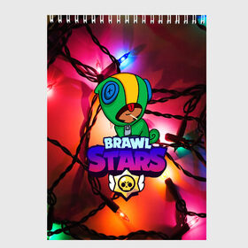 Скетчбук с принтом BRAWL STARS НОВОГОДНИЙ в городе Новоалтайск, 100% бумага
 | 48 листов, плотность листов — 100 г/м2, плотность картонной обложки — 250 г/м2. Листы скреплены сверху удобной пружинной спиралью | 2020 | android | brawl stars | crow | games | leon | mobile game | stars | бравл старс | ворон | игры | леон | мобильные игры