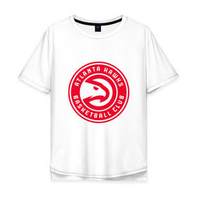 Мужская футболка хлопок Oversize с принтом Atlanta Hawks в городе Новоалтайск, 100% хлопок | свободный крой, круглый ворот, “спинка” длиннее передней части | and1 | atlanta | basketball | game | hawks | nba | player | slam dunk | sport | streetball | team | баскетбол | баскетболист | игра | игрок | мяч | нба | победа | слэм данк | спорт | тренер | чемпион