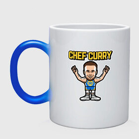 Кружка хамелеон с принтом Chef Curry в городе Новоалтайск, керамика | меняет цвет при нагревании, емкость 330 мл | and1 | basketball | curry | game | golden state | nba | player | slam dunk | sport | stephen | streetball | team | warriors | баскетбол | баскетболист | игра | игрок | карри | мяч | нба | победа | слэм данк | спорт | стефен | тренер | чемпион