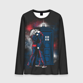 Мужской лонгслив 3D с принтом Doctor Who в городе Новоалтайск, 100% полиэстер | длинные рукава, круглый вырез горловины, полуприлегающий силуэт | bbc | dimension | dr who | jenna coleman | jodie whittaker | matt smith | relative | resolution | space | tardis | the doctor | time | галлифрей | джоди уиттакер | доктор кто | тардис