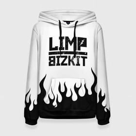 Женская толстовка 3D с принтом Limp Bizkit  в городе Новоалтайск, 100% полиэстер  | двухслойный капюшон со шнурком для регулировки, мягкие манжеты на рукавах и по низу толстовки, спереди карман-кенгуру с мягким внутренним слоем. | bizkit | limp | limp bizkit | music | rock | бизкиты | лимп бизкит | лимпы | липкие письки | музыка | рок