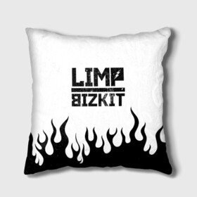 Подушка 3D с принтом Limp Bizkit  в городе Новоалтайск, наволочка – 100% полиэстер, наполнитель – холлофайбер (легкий наполнитель, не вызывает аллергию). | состоит из подушки и наволочки. Наволочка на молнии, легко снимается для стирки | bizkit | limp | limp bizkit | music | rock | бизкиты | лимп бизкит | лимпы | липкие письки | музыка | рок