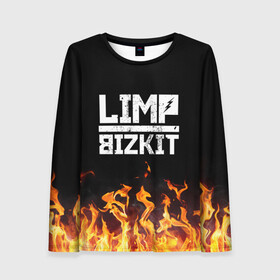 Женский лонгслив 3D с принтом Limp Bizkit  в городе Новоалтайск, 100% полиэстер | длинные рукава, круглый вырез горловины, полуприлегающий силуэт | bizkit | limp | limp bizkit | music | rock | бизкиты | лимп бизкит | лимпы | липкие письки | музыка | рок