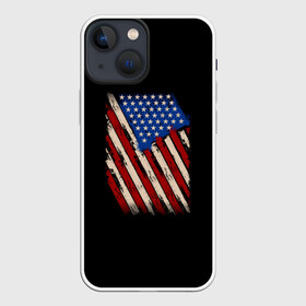 Чехол для iPhone 13 mini с принтом Флаг в городе Новоалтайск,  |  | Тематика изображения на принте: stars | usa | звезды | сша | флаг