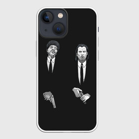 Чехол для iPhone 13 mini с принтом Криминальное Чтиво в городе Новоалтайск,  |  | meme | memes | pulp fiction | quentin | reservoir dogs | tarantino | бешеные псы | квентин | криминальное чтиво | мем | мемы | тарантино