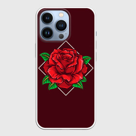 Чехол для iPhone 13 Pro с принтом Роза в городе Новоалтайск,  |  | Тематика изображения на принте: flower | роза | цветок