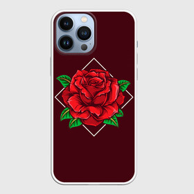Чехол для iPhone 13 Pro Max с принтом Роза в городе Новоалтайск,  |  | Тематика изображения на принте: flower | роза | цветок