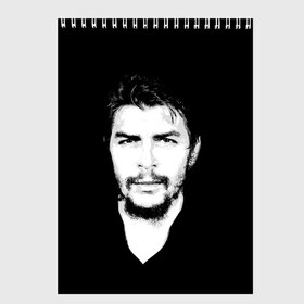 Скетчбук с принтом Че Гевара в городе Новоалтайск, 100% бумага
 | 48 листов, плотность листов — 100 г/м2, плотность картонной обложки — 250 г/м2. Листы скреплены сверху удобной пружинной спиралью | Тематика изображения на принте: che | cuba | guevara | revolution | бунтарь | коммунизм | куба | революция | свобода | советский | союз | ссср | че гевара