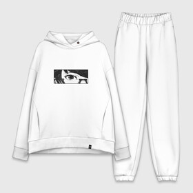 Женский костюм хлопок Oversize с принтом Токийский гуль в городе Новоалтайск,  |  | anime | tokyo ghoul | аниме | глаза | девушка | мультик | мультсериал | токийский гуль