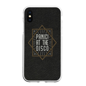 Чехол для iPhone XS Max матовый с принтом Panic at the disco в городе Новоалтайск, Силикон | Область печати: задняя сторона чехла, без боковых панелей | panic | panic at the disco | pop | pop rock | rock | брендон ури | паника | паника на дискотеке | поп | поп рок | пэники | рок | рокер