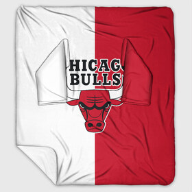 Плед с рукавами с принтом CHICAGO BULLS в городе Новоалтайск, 100% полиэстер | Закругленные углы, все края обработаны. Ткань не мнется и не растягивается. Размер 170*145 | bulls | chicago | chicago bulls | nba | red bulls | usa | америка | быки | нба | сша | чикаго буллс