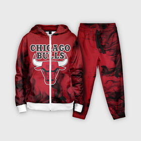 Детский костюм 3D с принтом CHICAGO BULLS | ЧИКАГО БУЛЛС в городе Новоалтайск,  |  | Тематика изображения на принте: 23 | bright | bulls | chicago bulls | fire | flame | heat | jordan | light | logo | michael jordan | nba | paris saint germain | psg | red | sport | wildfire | быки | джордан | искры | лого | майкл джордан | огненный | огонь | пламя | пожар