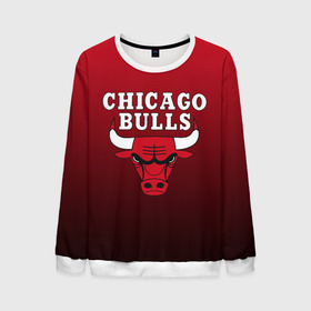 Мужской свитшот 3D с принтом CHICAGO BULLS в городе Новоалтайск, 100% полиэстер с мягким внутренним слоем | круглый вырез горловины, мягкая резинка на манжетах и поясе, свободная посадка по фигуре | bulls | chicago | chicago bulls | nba | red bulls | usa | америка | быки | нба | сша | чикаго буллс