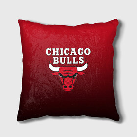 Подушка 3D с принтом CHICAGO BULLS в городе Новоалтайск, наволочка – 100% полиэстер, наполнитель – холлофайбер (легкий наполнитель, не вызывает аллергию). | состоит из подушки и наволочки. Наволочка на молнии, легко снимается для стирки | bulls | chicago | chicago bulls | nba | red bulls | usa | америка | быки | нба | сша | чикаго буллс